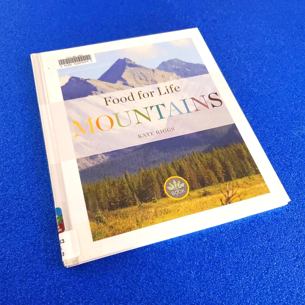 Food For Life: Mountains Hardcover Children's Ecology Book Free Shipping