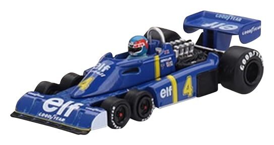 TrueScale Miniatures MINI GT 1/64 Tyrrell P34 Sweden GP 1976 2nd Place Car #4
