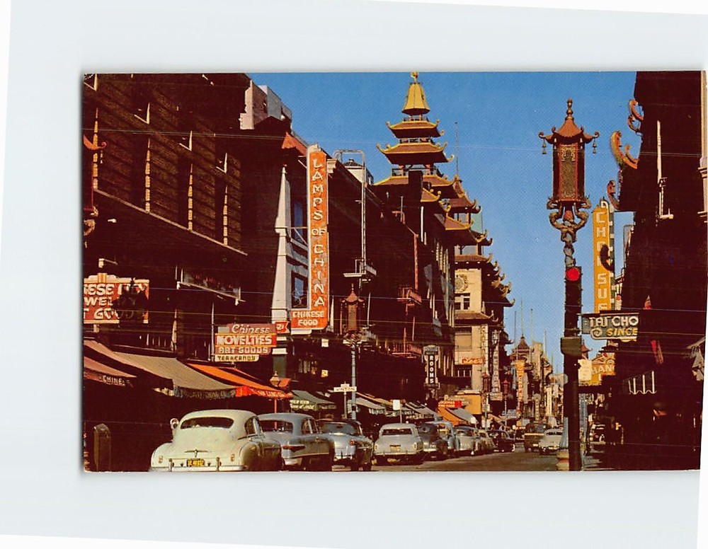 Postcard Chinatown San Francisco California USA