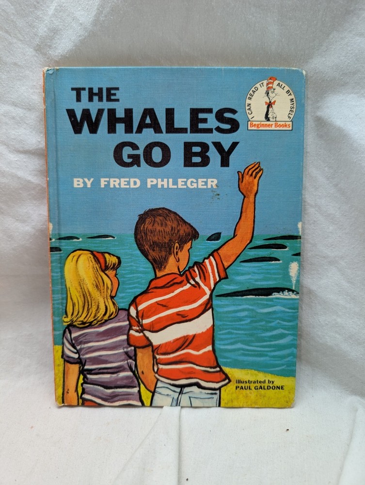 The Whales Go By Fred Phleger 1959 Dr. Seuss Book Club Hardback