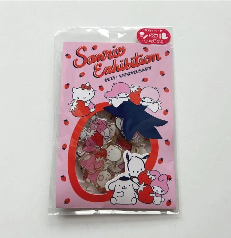 Sanrio Exhibition Sticker Set Strawberry Plump