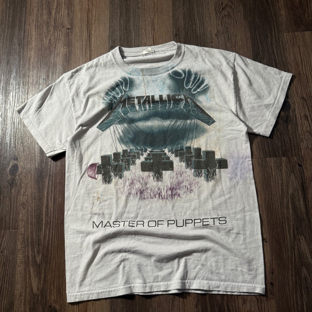 Metallica Master of Puppets T Shirt Delta Heavy Metal Band Tee Medium