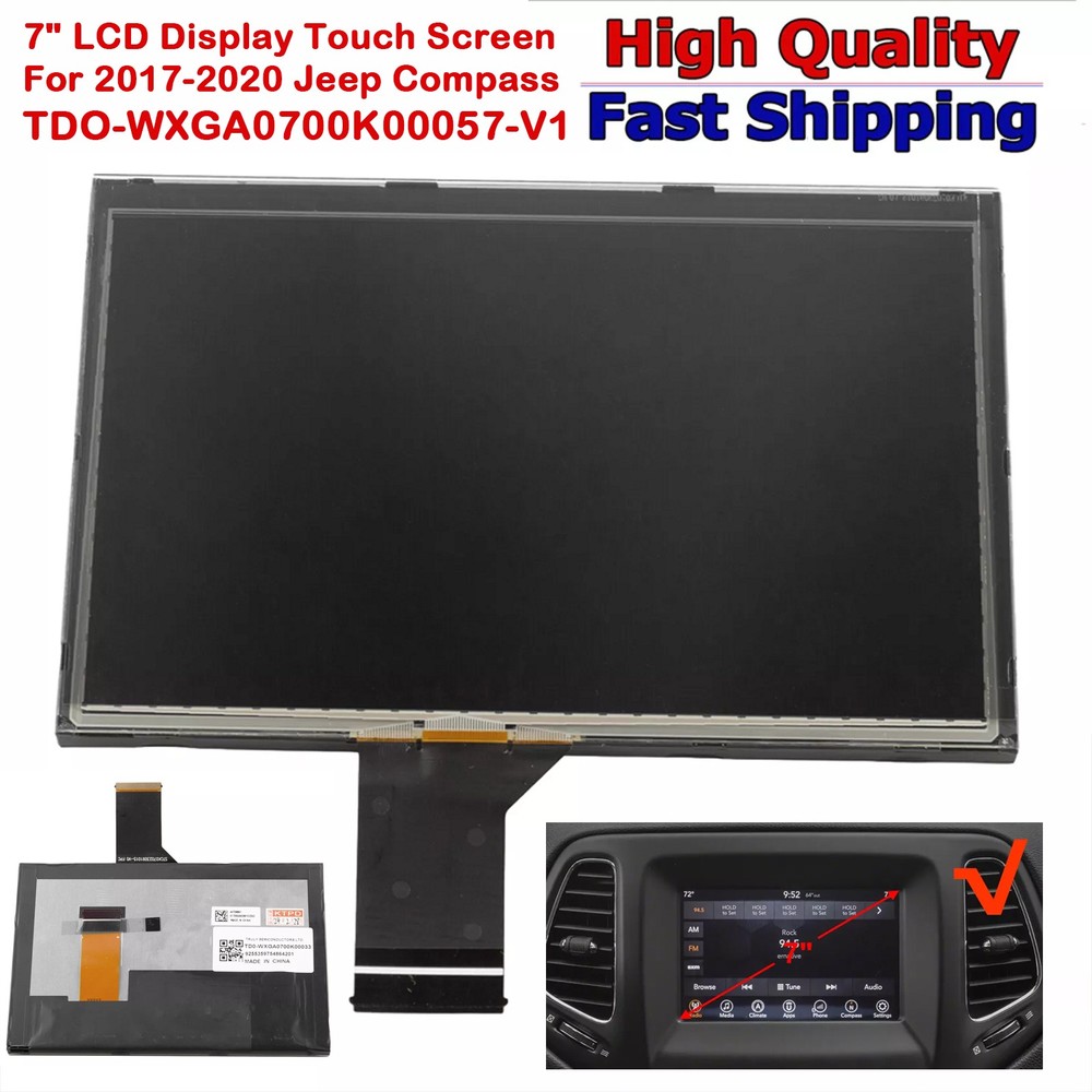 For 2017-2020 Jeep Compass Radio Navigation Replace 7