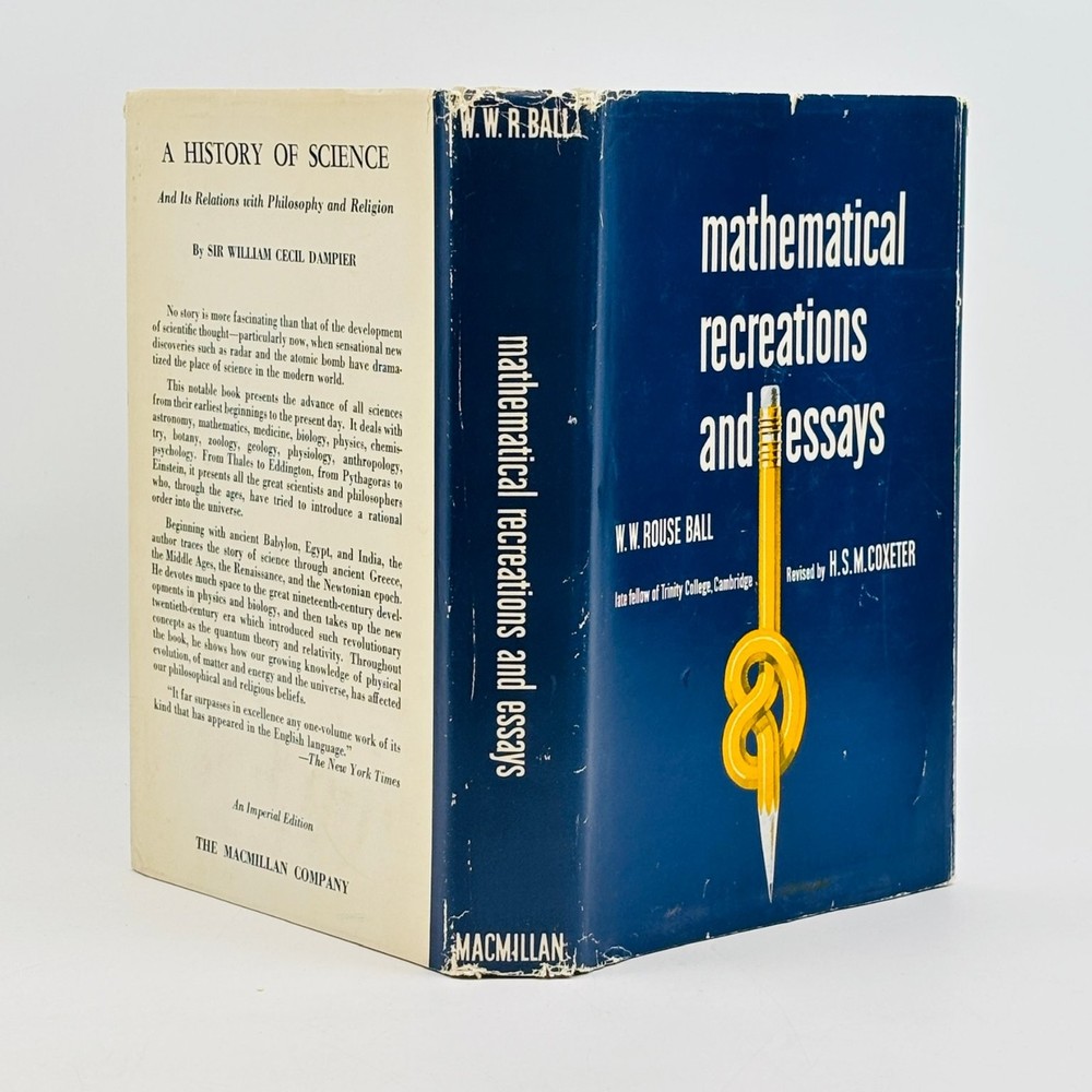 Mathematical Recreations & Essays Ball 1962 11th Edition Revised Macmillan