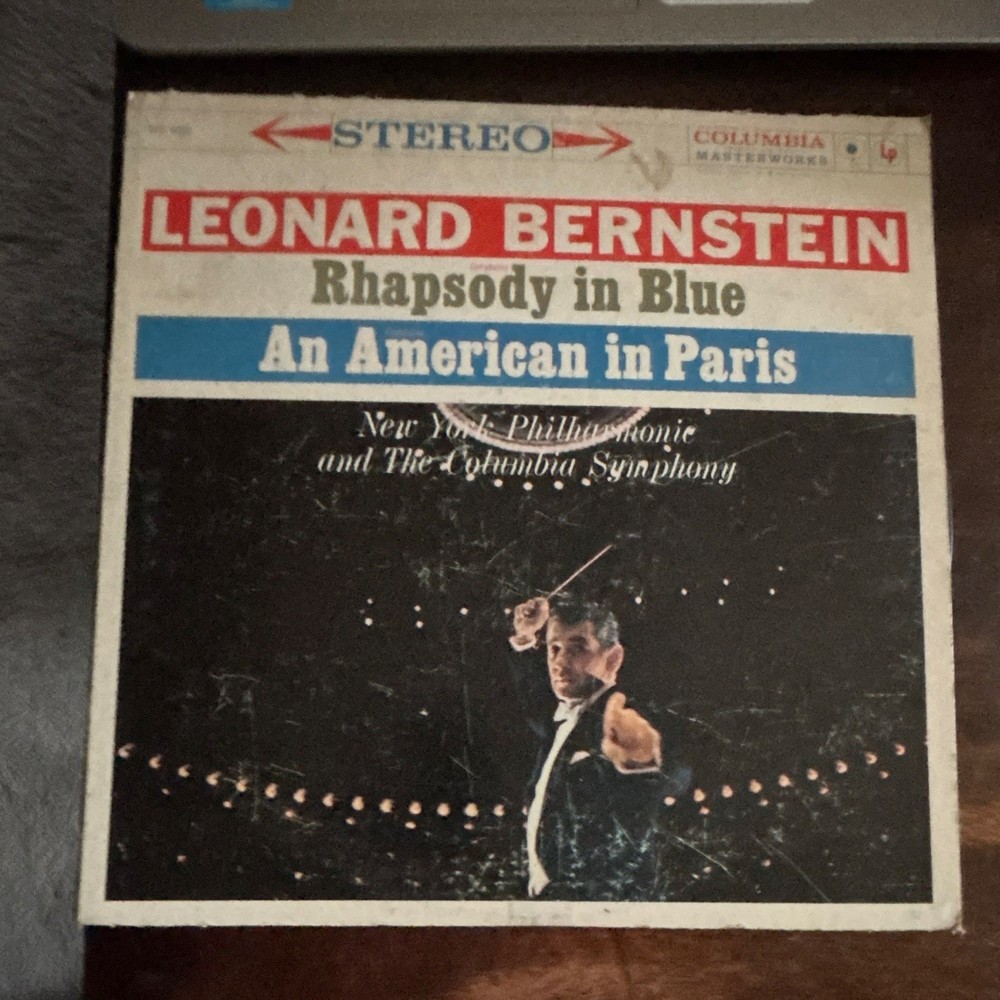 Leonard Bernstein Gershwin Rhapsody in Blue/An American in Paris LP MS 6091