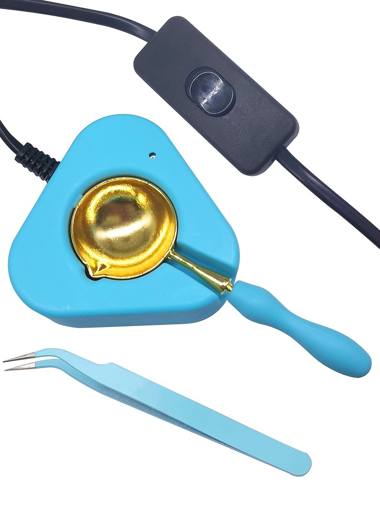 Wax Seal Warmer Wax Seal Kit With Spoon And Tweezers Great Tool For Melting Wax