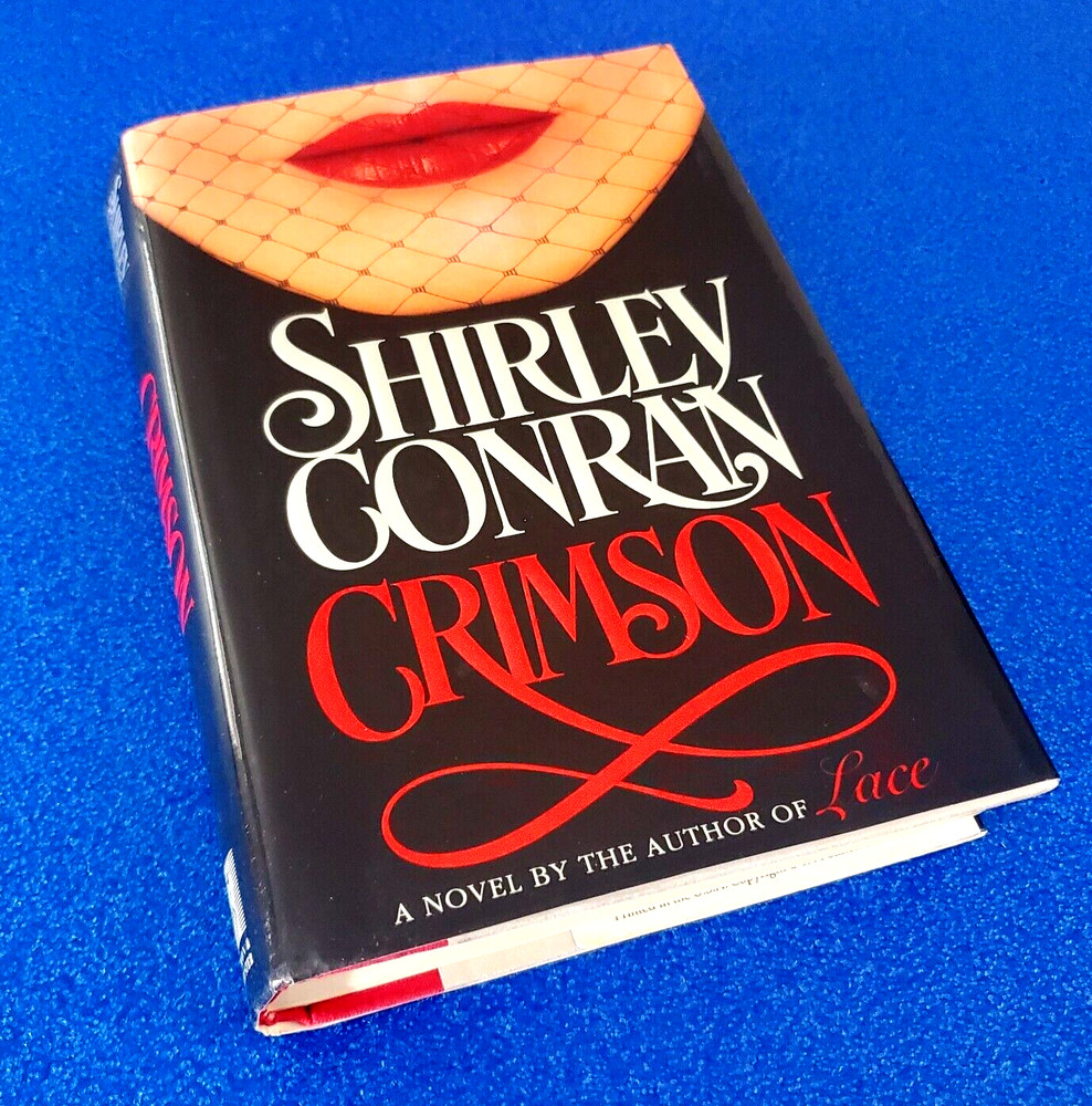 Crimson: A Novel By Shirley Conran Hardcover Drama Fiction Story Free Shipping