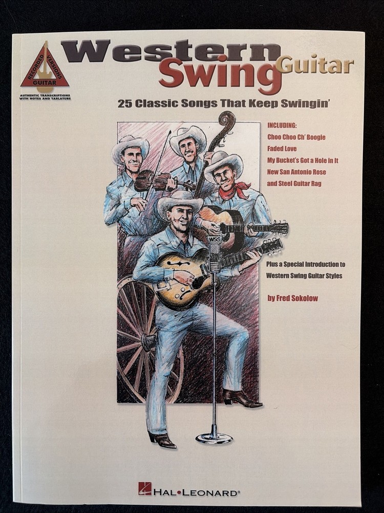 Western Swing Guitar TAB Sheet Music Book Fred Sokolow Bob Wills Hal Leonard