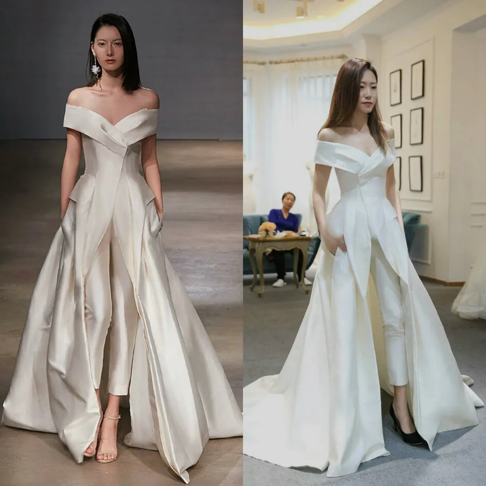 Jumpsuit Sweep Train Elegant Prom Dress Party Zuhair Murad Dress Vestidos Festa