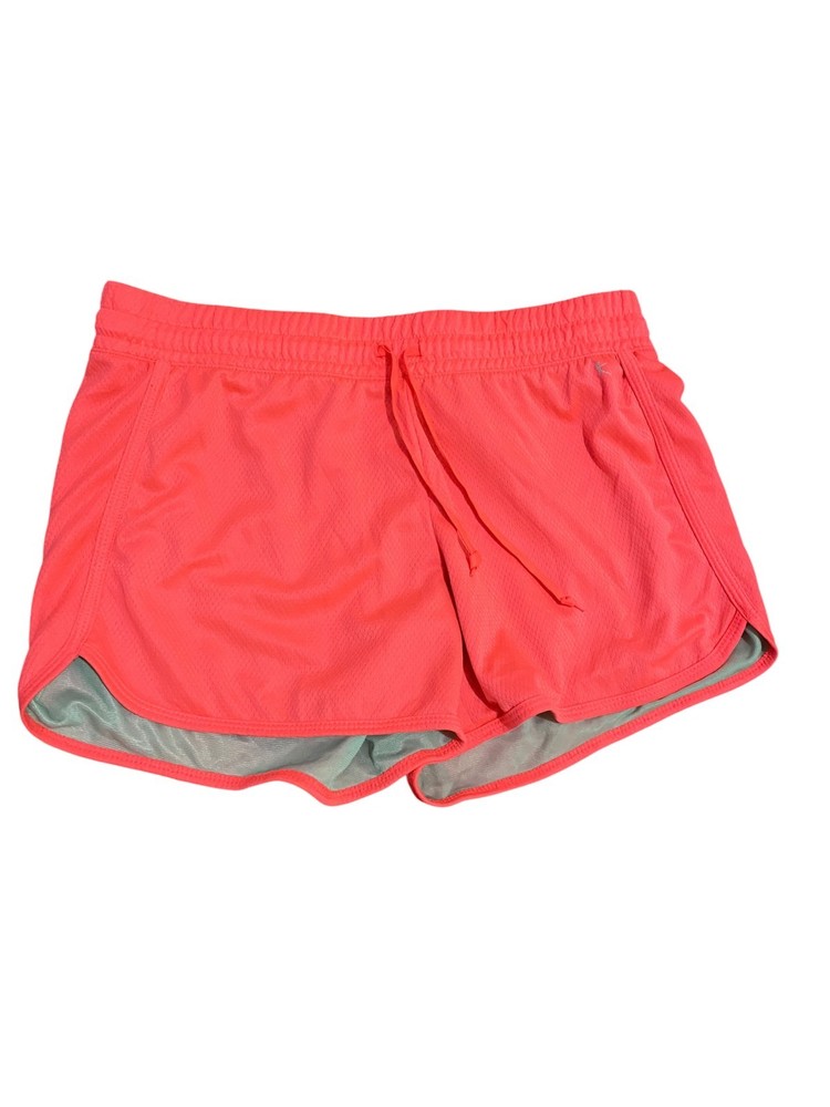Danskin Now Women's Medium Pink Athletic Running Shorts Lined Drawstring Activew