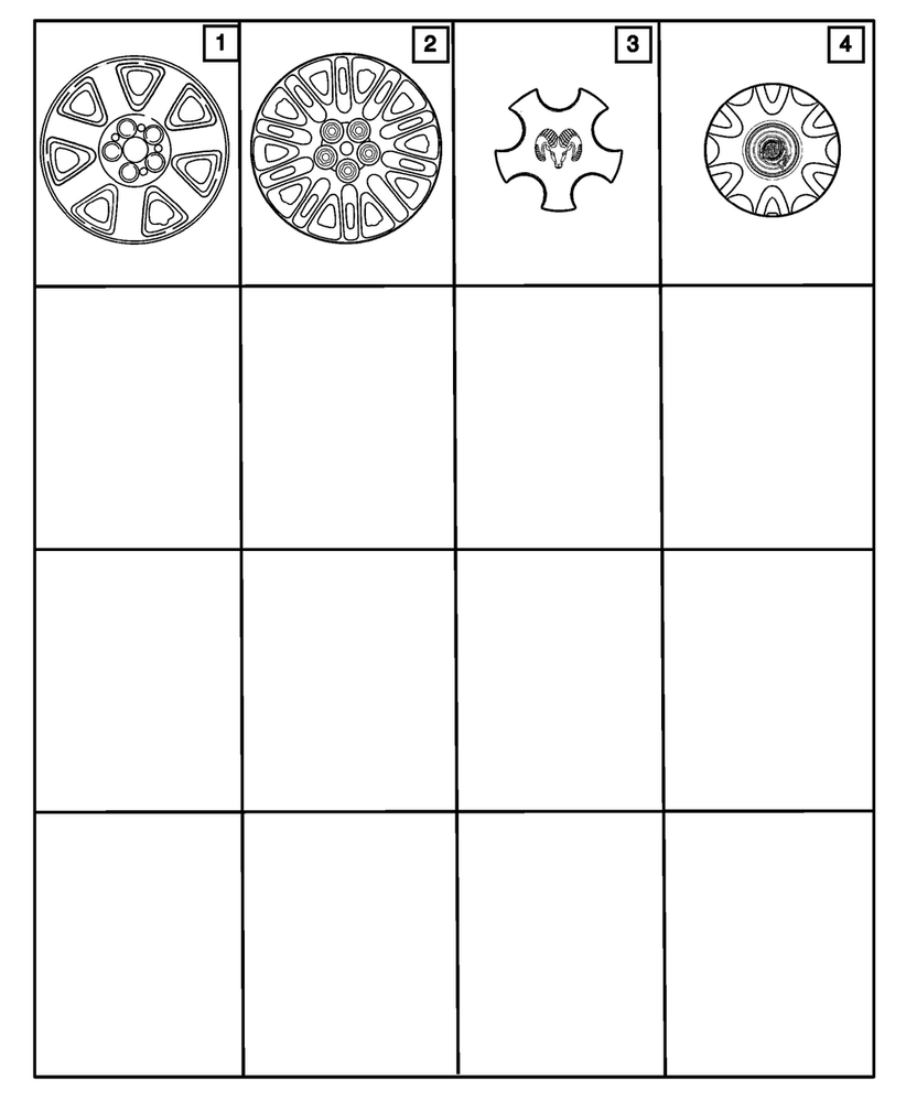 Genuine Mopar Wheel Cover RA42PAKAD