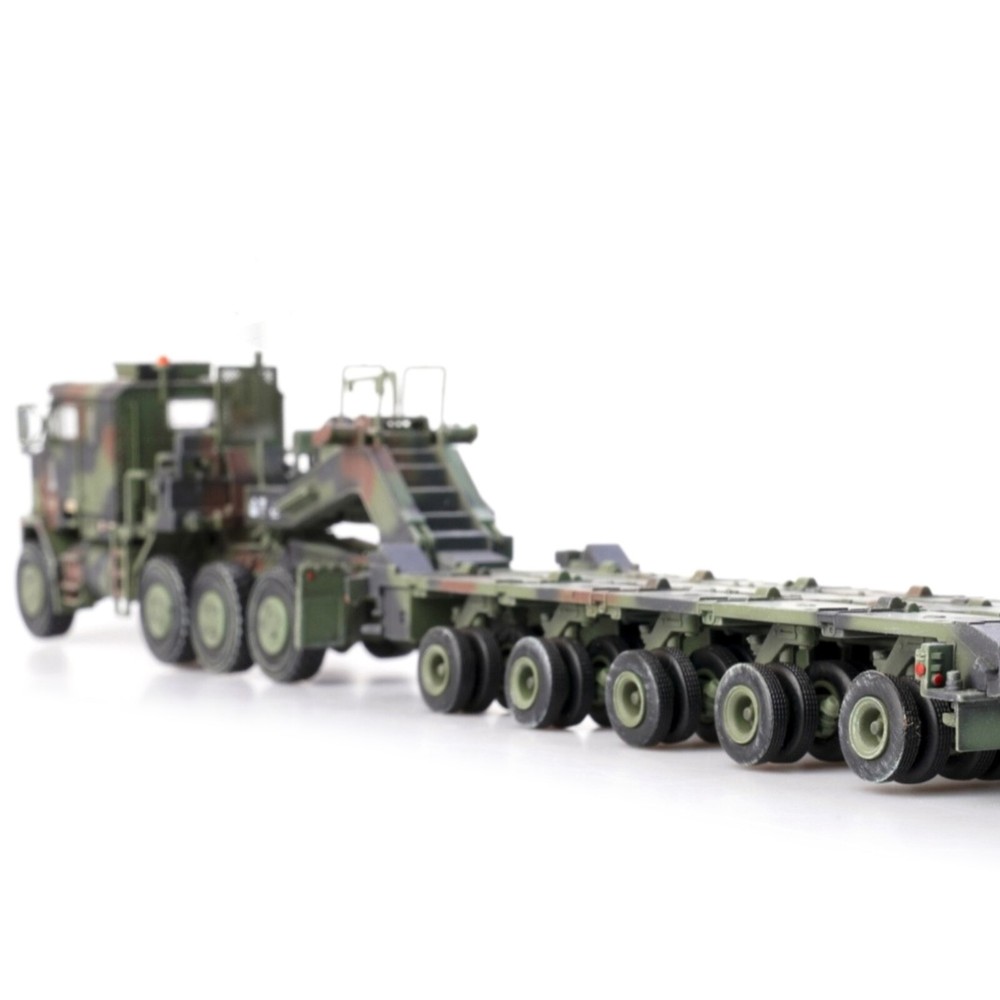 1/72 Diecast Alloy US Army M1070 Heavy Transport Truck Vehicle Model Souvenir