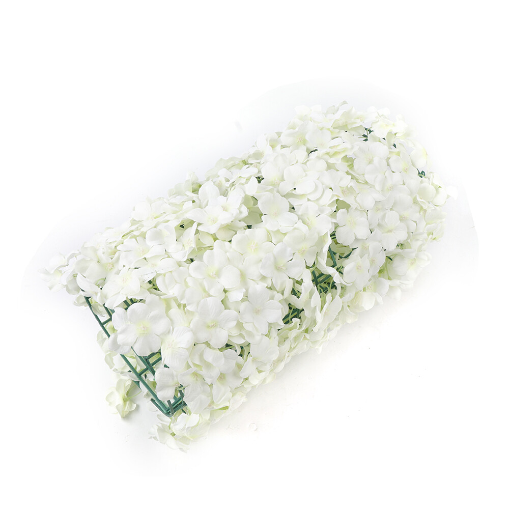10Pcs Artificial Fake Flower Hydrangea Wall Panel Banquet Wedding Backdrop Wall