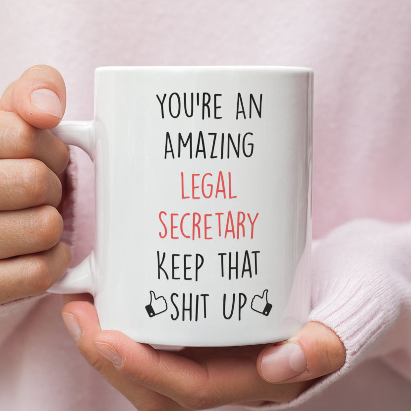 Legal Secretary Coffee Mug Gift for Law Office Professionals