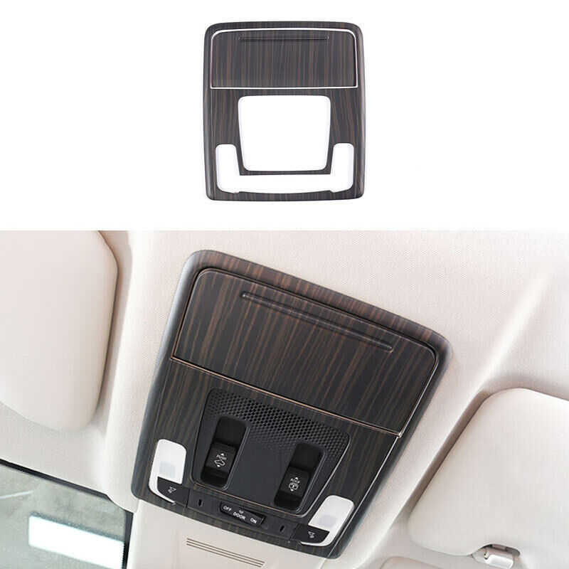 Fit For Honda CRV CR-V 2023-2024 Wood Grain Front Reading Light Lamp Frame Trim
