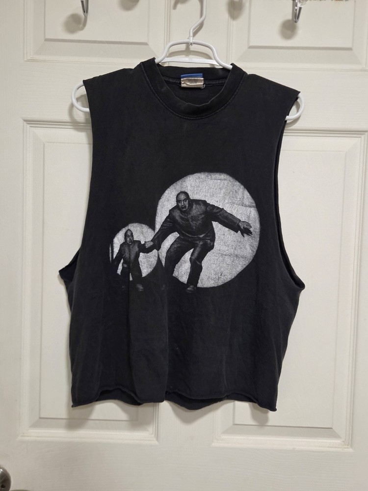 Vintage 2002 Austin Powers Official Promo Dr. Evil Crop Tank - Size M