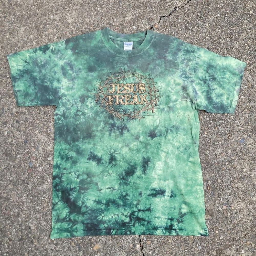 Y2K Jesus Freak Tee Graphic Print Size Medium