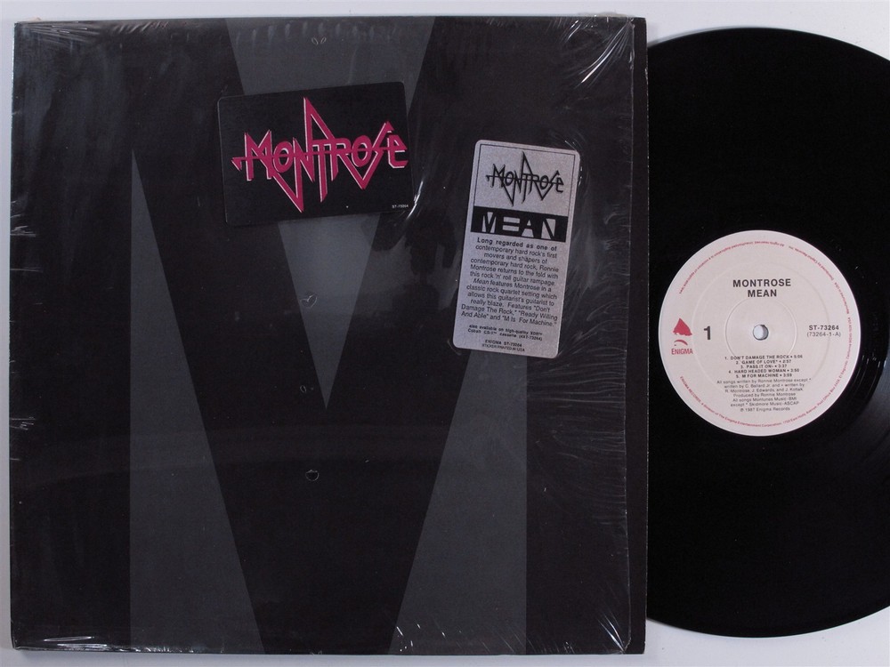 MONTROSE Mean ENIGMA LP VG++ SHRINK d