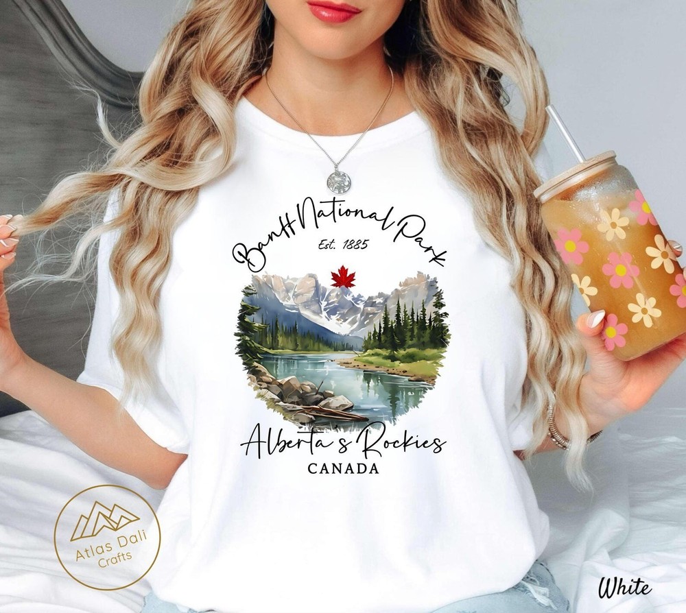 Banff National Park Unisex Shirt Travel Gift Canada Trip Souvenir Tee