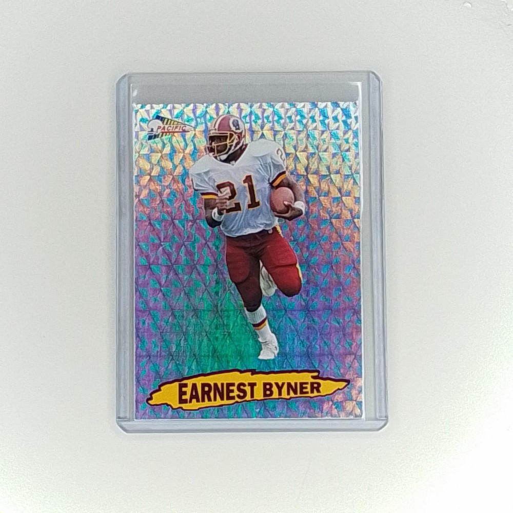 1992 Pacific - Prisms Earnest Byner #9 Washington Redskins Football Card