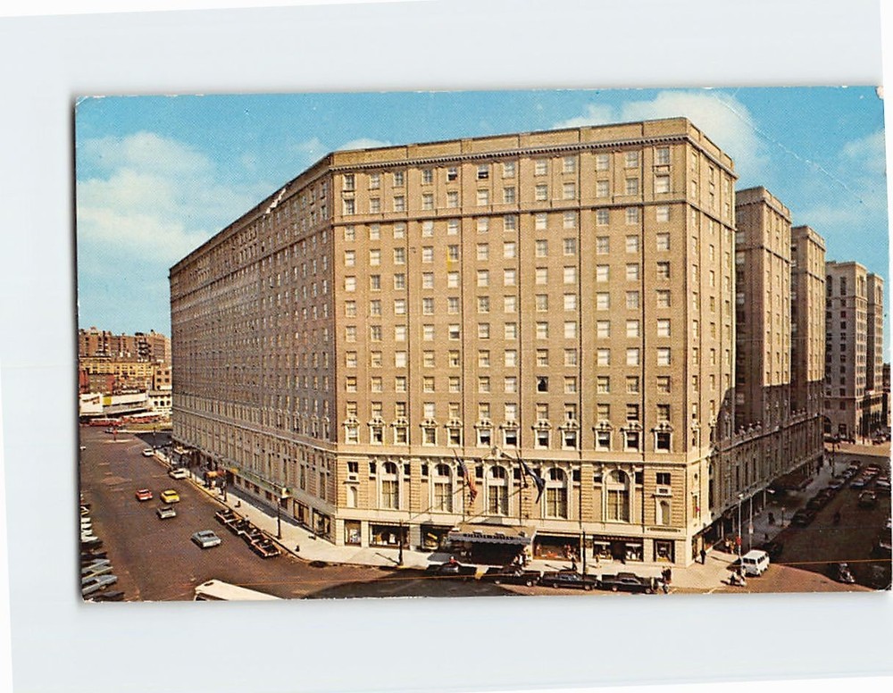 Postcard Statler Hilton Hotel Boston Massachusetts USA North America