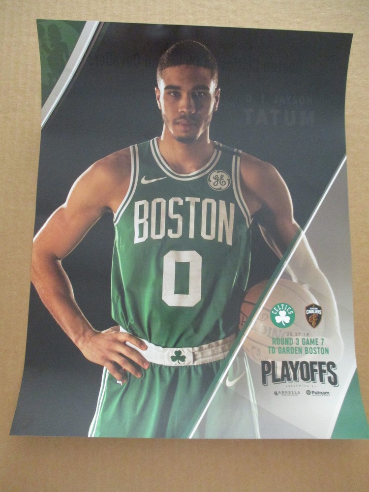 Boston Celtics Cavaliers NBA Game 7 SGA JAYSON TATUM POSTER with ROSTERS ON BACK