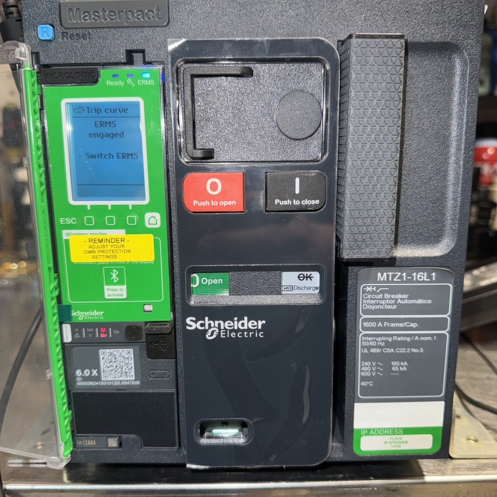 Schneider Electric Micrologic 6.0 X Digital Air Circuit Breaker Trip Unit