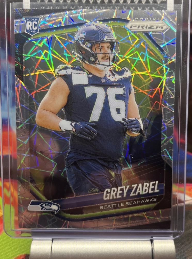 2025 Panini Prizm - Rookies Grey Zabel #387 Lazer Prizm (RC)