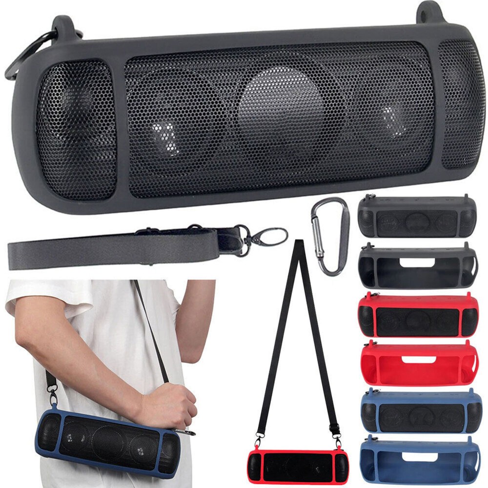 Silicone Protective Case with Belt Strap for Anker Soundcore Motion+ Speaker