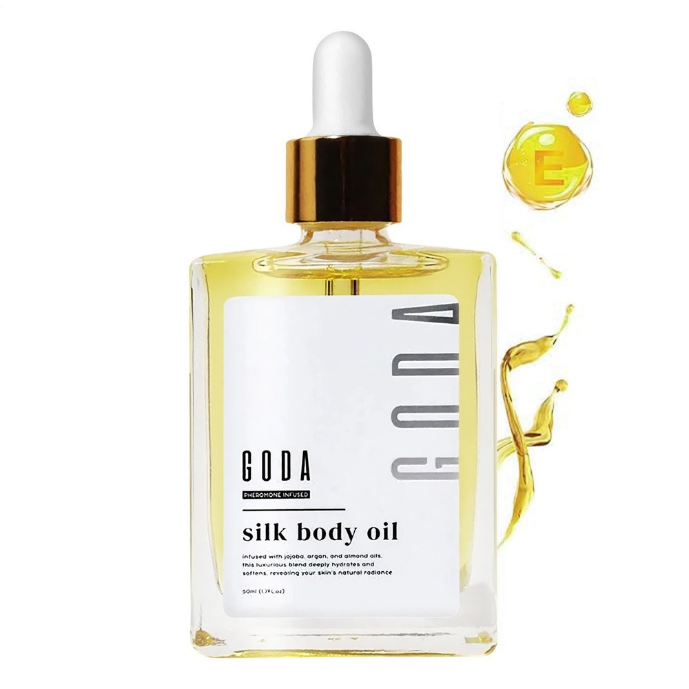 GODA Silk Body Oil, Goda Perfume Oil,Bath & Shower Oil Smooth Lift and Firm Skin