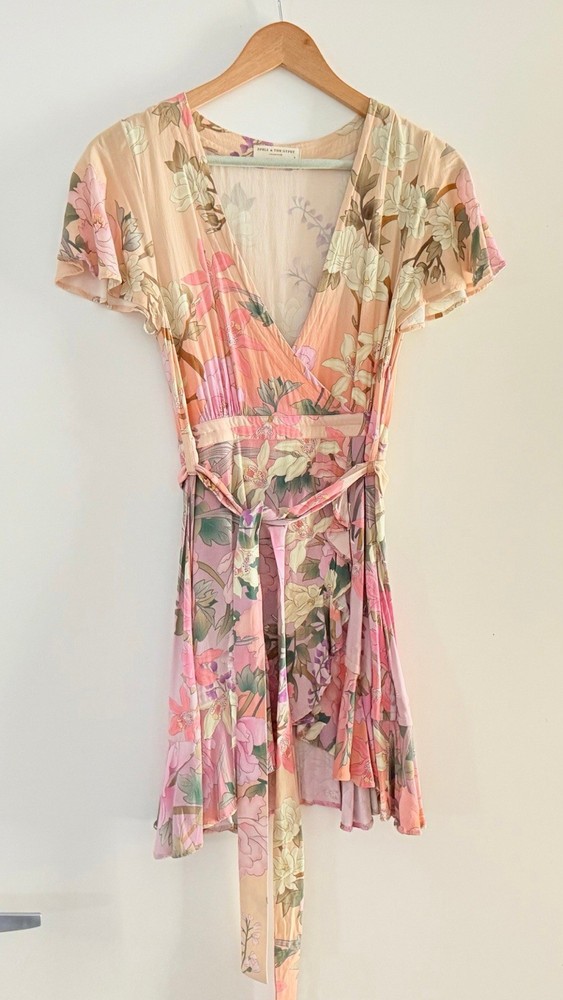 Spell & The Gypsy Collective Lily Mini Dress - Lilac - Size S spring dress
