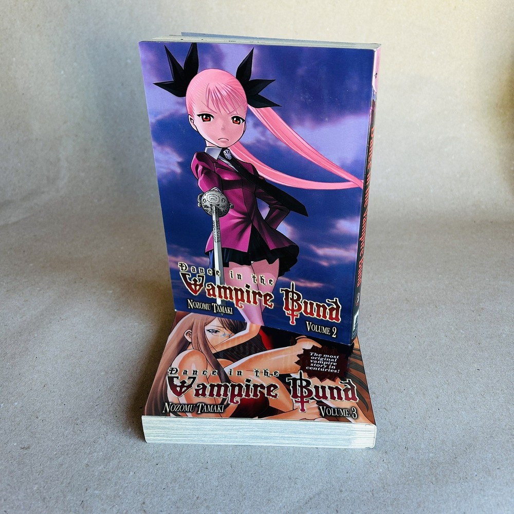 Nozomu Tamaki Dance in the Vampire Bund Vol 2, 3 Manga English Softcover Comic