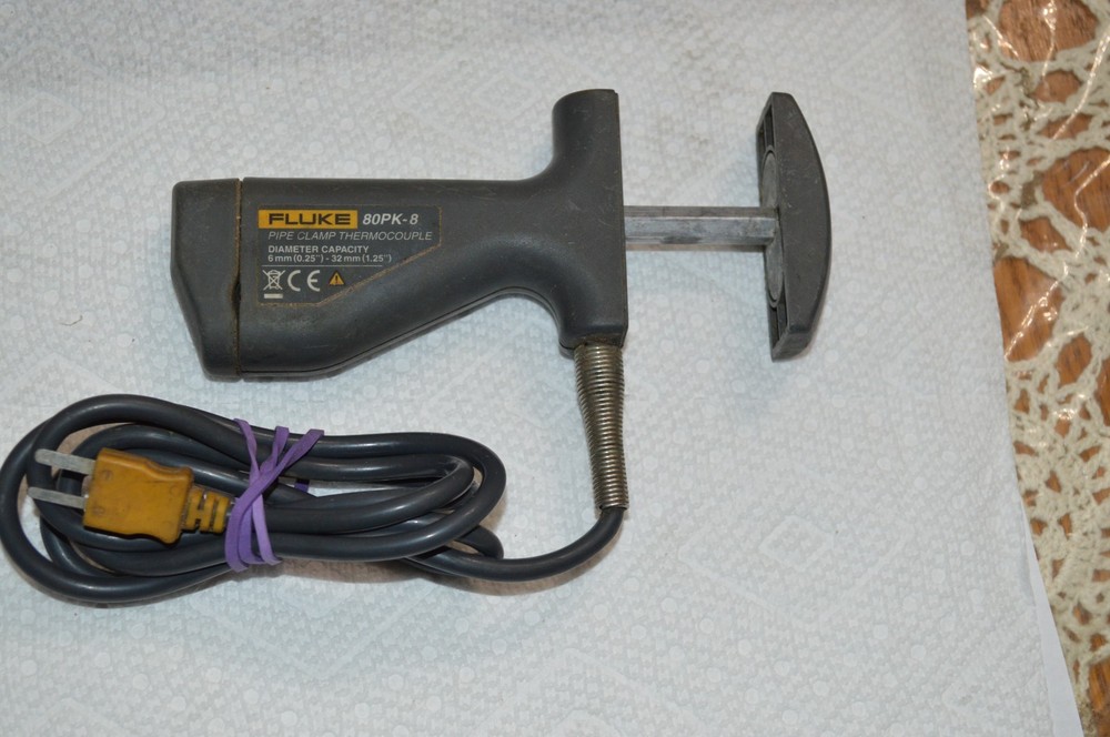 Fluke 80PK-8 Pipe Clamp Temperature Probe