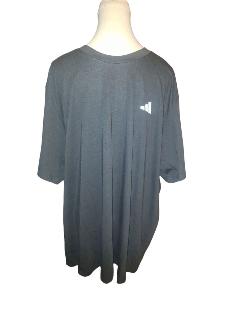 New ADIDAS 2XL Aeroready Mens T-shirt Tee Shirt  Black