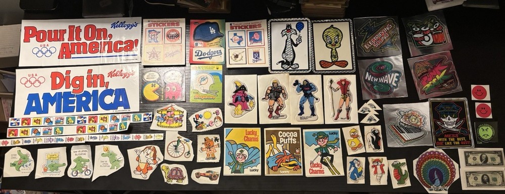 Vintage Stickers Assortment Collection