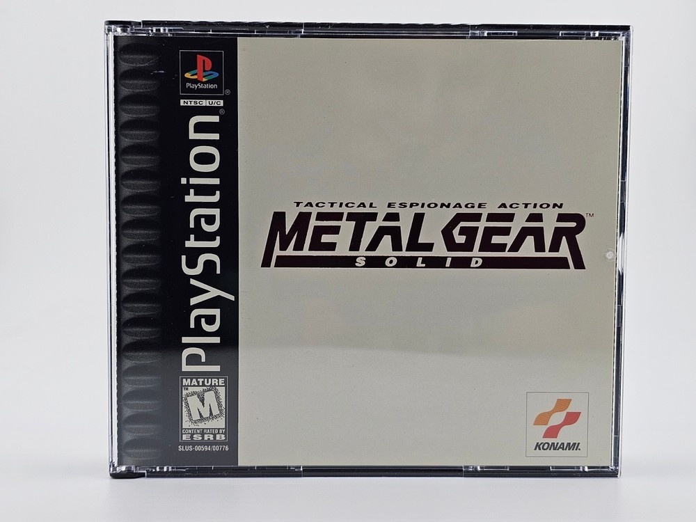 Sony Playstation 1 PS1 Metal Gear Solid CIB Cleaned & Tested