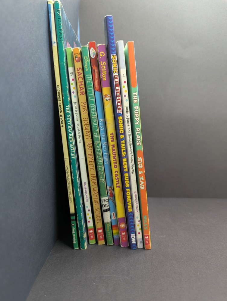 Lot of 10 Children’s & Middle-Grade Books Paperbacks Various Authors EUC