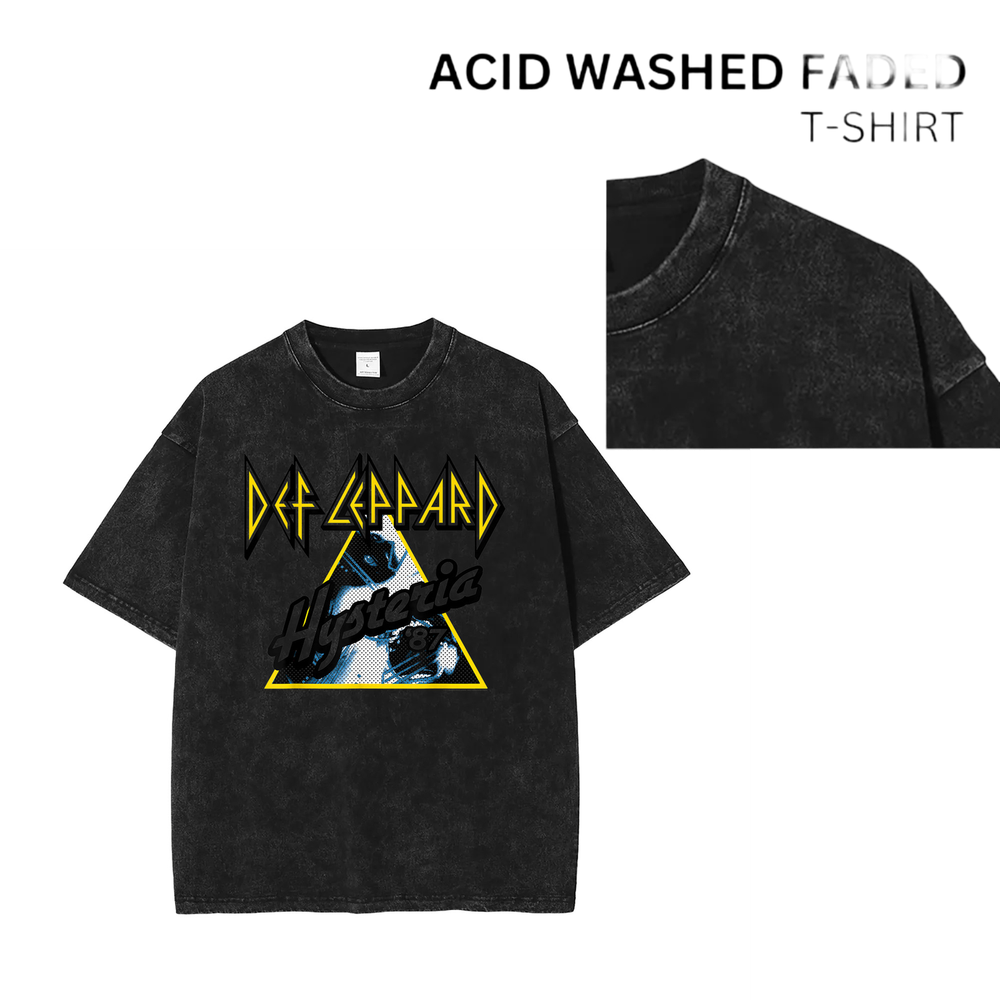 90s Vintage Acid Washed Rock Band T-Shirt Unisex Faded 102069