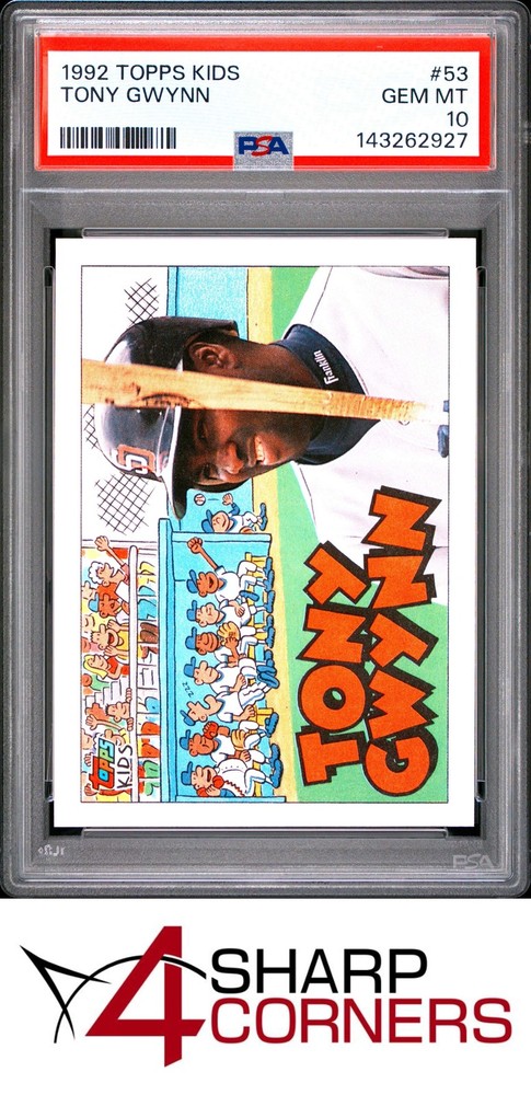1992 Topps Kids #53 Tony Gwynn Padres Hof Psa 10New cards listed daily! Check back often!
