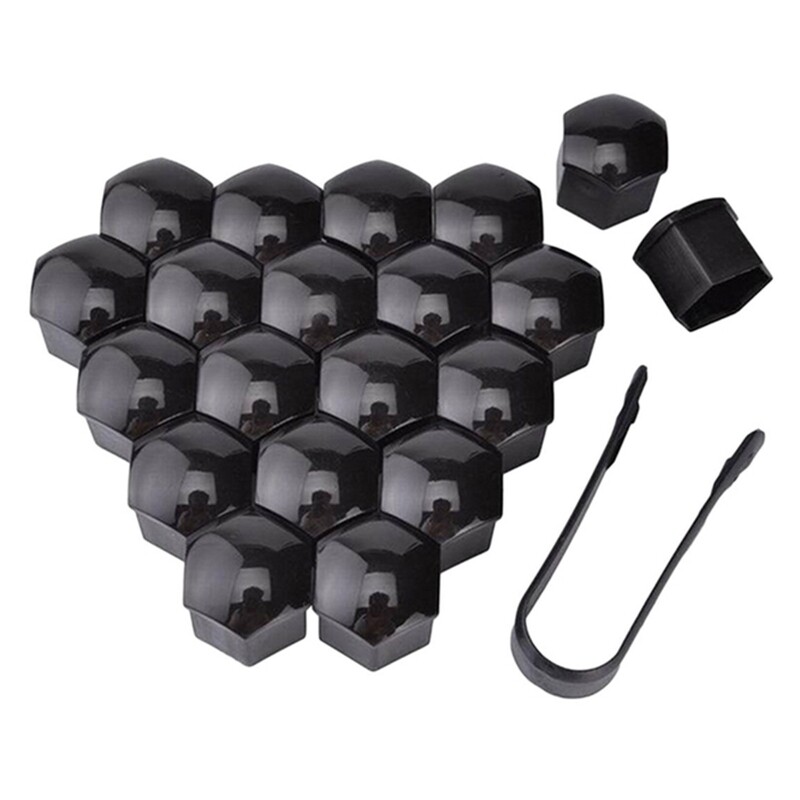 20Pcs 17mm Car Wheel Nut Caps for Covers Caps Anti-Rust Auto Screw Co