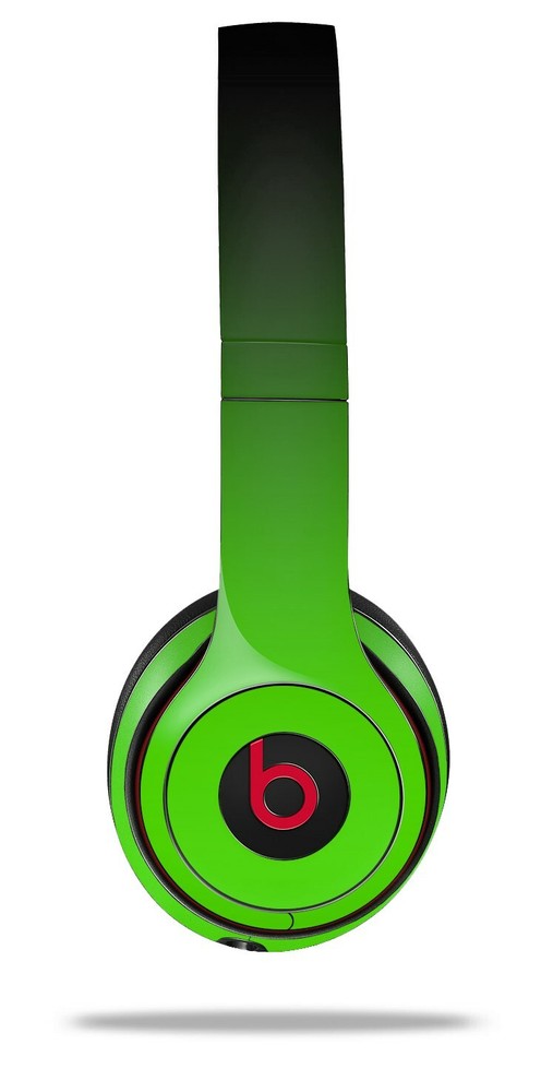 Skin Beats Solo 2 3 Smooth Fades Green Black Wireless Headphones NOT INCLUDED