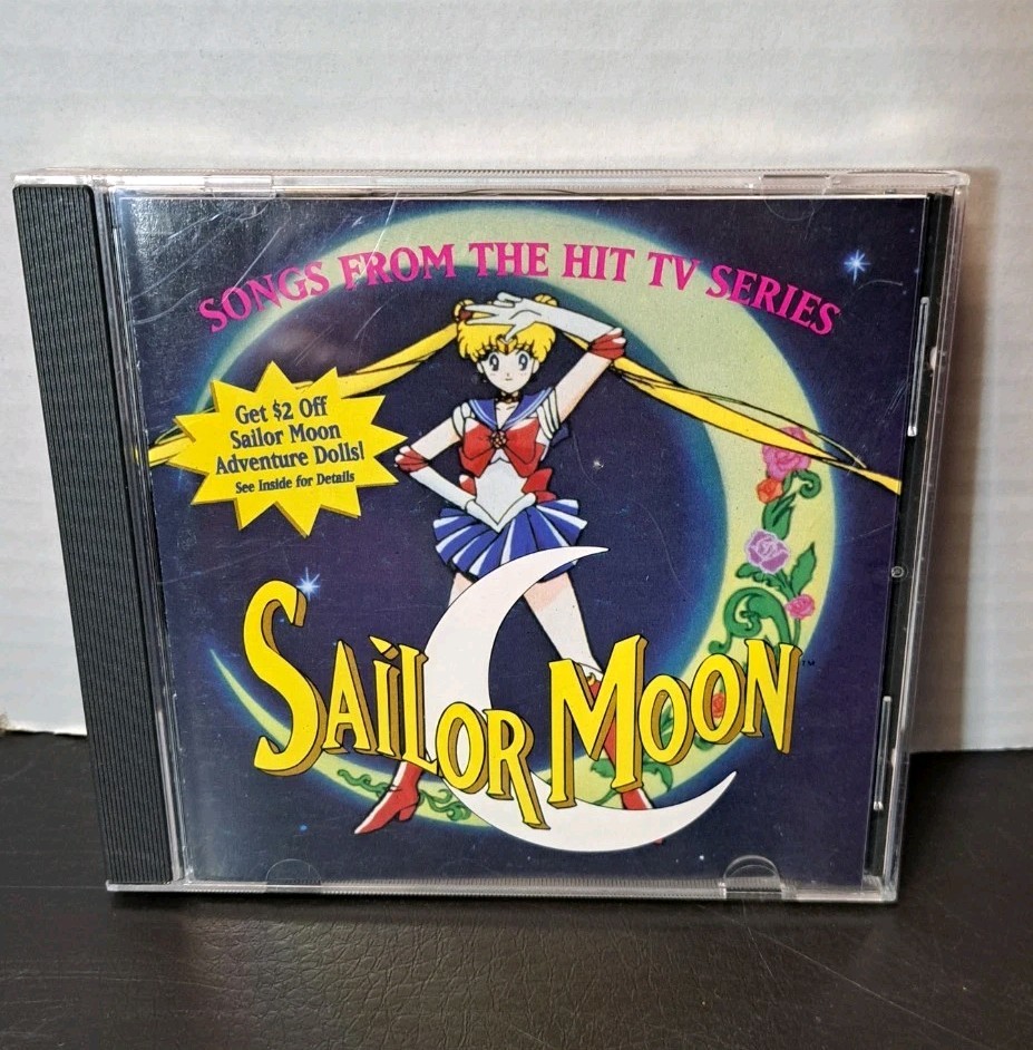SAILOR MOON Soundtrack CD  Songs From The Hit TV Series DiC Kid Rhino (1996)