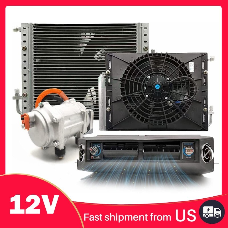 12V Air Conditioner for Car Bus RV Semi Trucks 12000 BTU Universal Fit