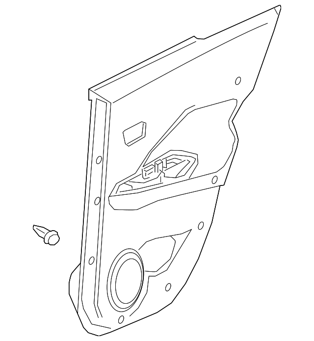 Genuine Nissan Door Trim Panel 82900-5RL5A