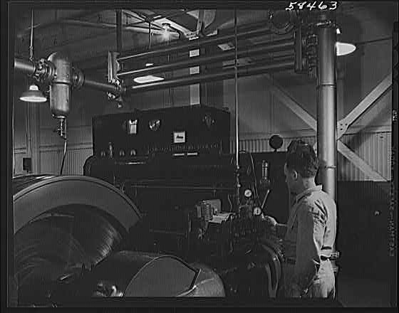 Burbank California 1930s Lockheed Aircraft Corporation Factory Machinery
