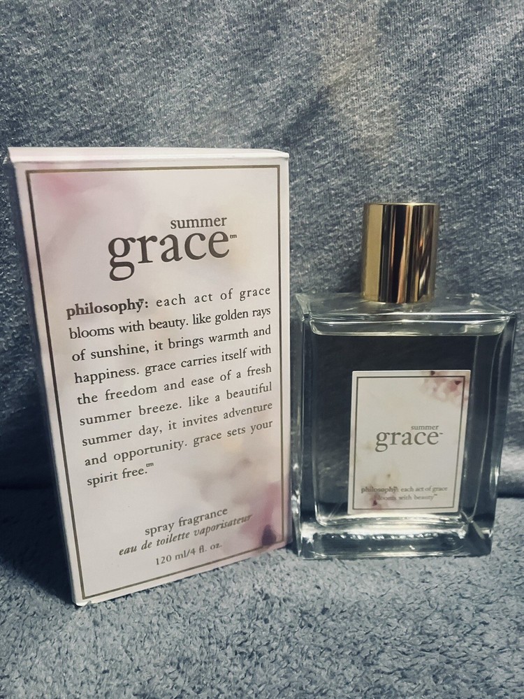 Philosophy Summer Grace Eau De Toilette Spray 4oz New Open Box *READ* FREE2SHIP