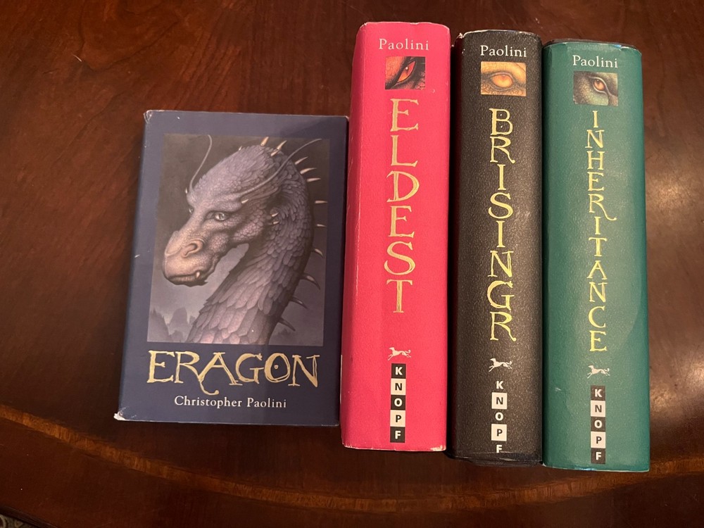 Eragon Inheritance Cycle Complete 4 Book Set by Christopher Paolini Fantasy HC