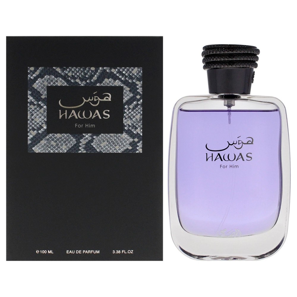 Hawas for Him Eau de Parfum Spray 100ml (3.4 oz) by Rasasi