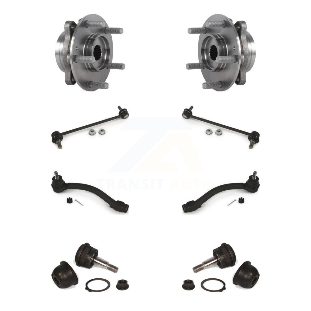 Hyundai Elantra GT Front Suspension Kit with Hub Bearing Ball Joint Tie Rod