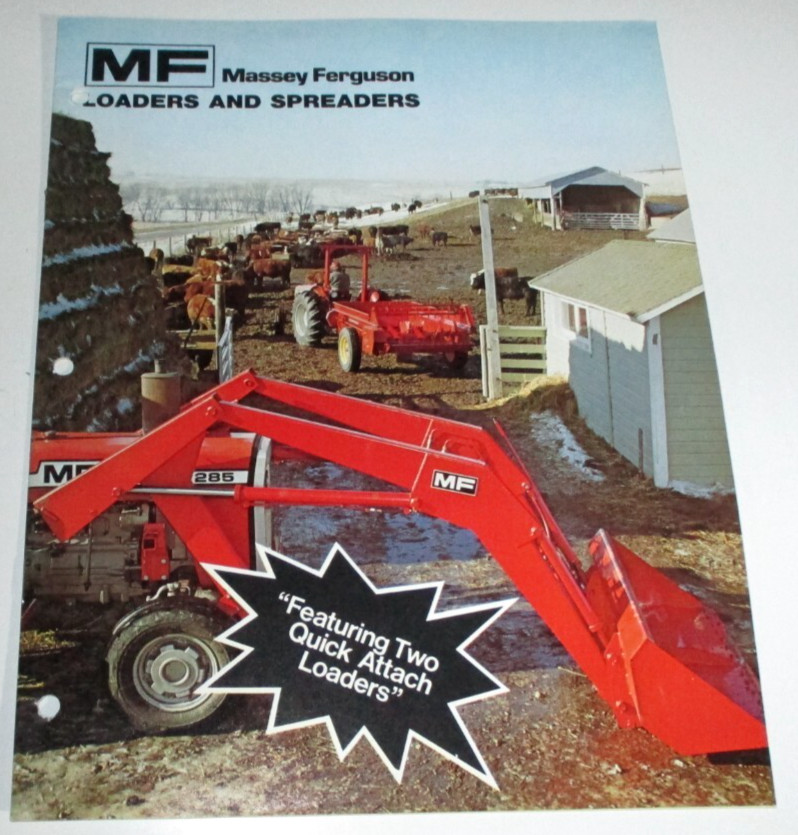 Massey Ferguson MF 246 236 245 235 225 Loader 110 130 160 205 Spreader Brochure